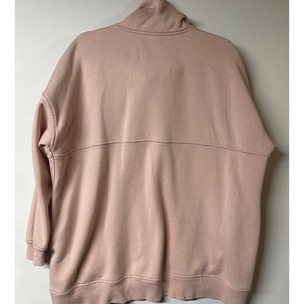 Pink Knit Sweater Women’s L Cozy Soft Pullover Fall Winter Oversized Barbiecore - Picture 5 of 5